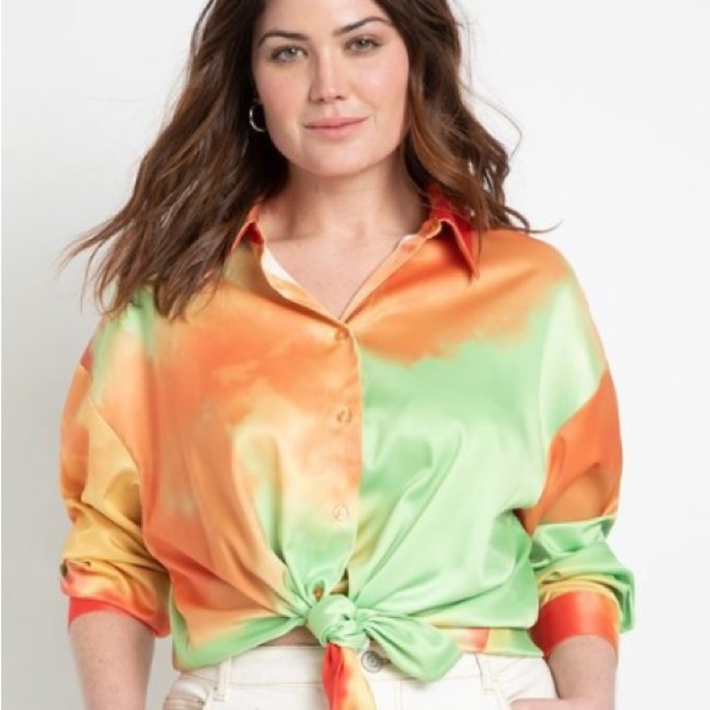 🌼ELOQUII DIP DYE BLOUSE🌼